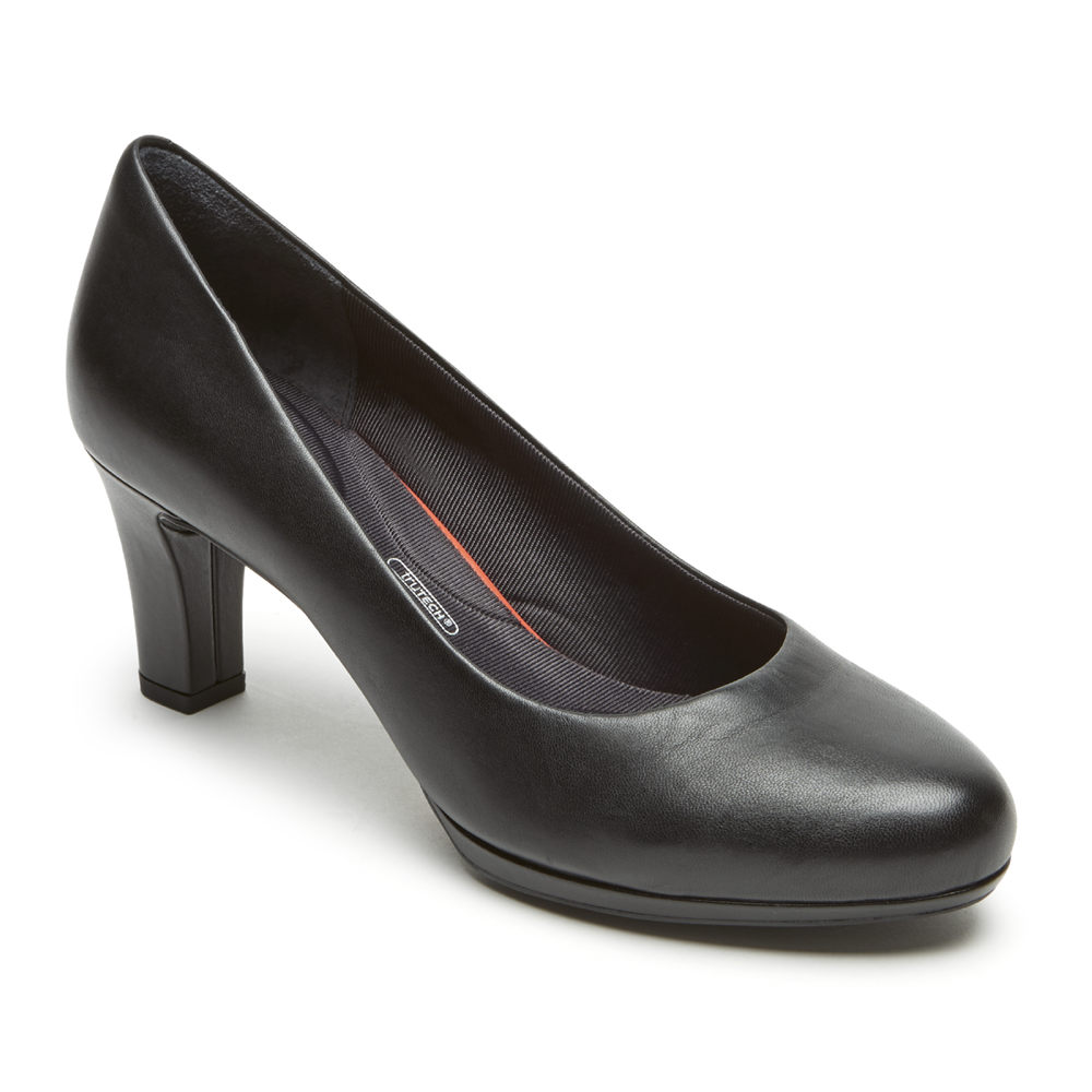 Rockport Pumps For Womens Black - Total Motion Leah - SQ1925480